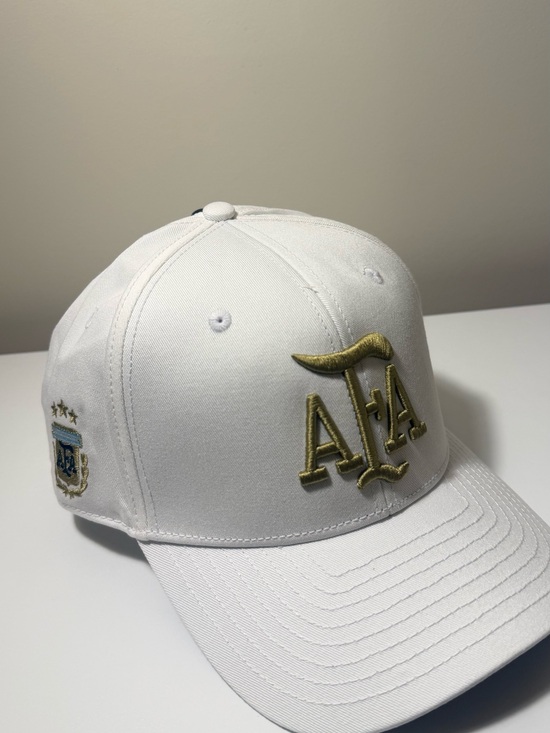 adidas Other - adidas White Baseball Cap with Gold Embroidered Logo